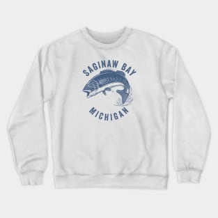 Saginaw Bay Michigan Crewneck Sweatshirt